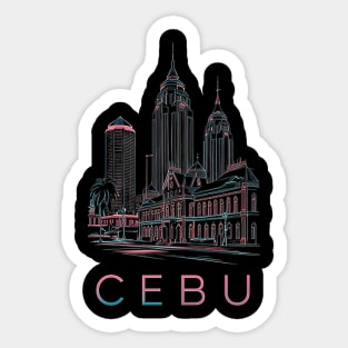 Cebu City Philippines Sticker